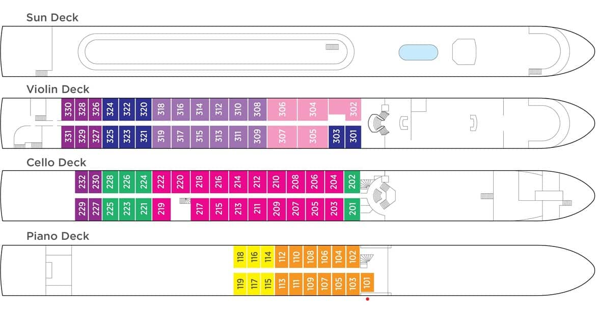 AMABELLA Deck plan